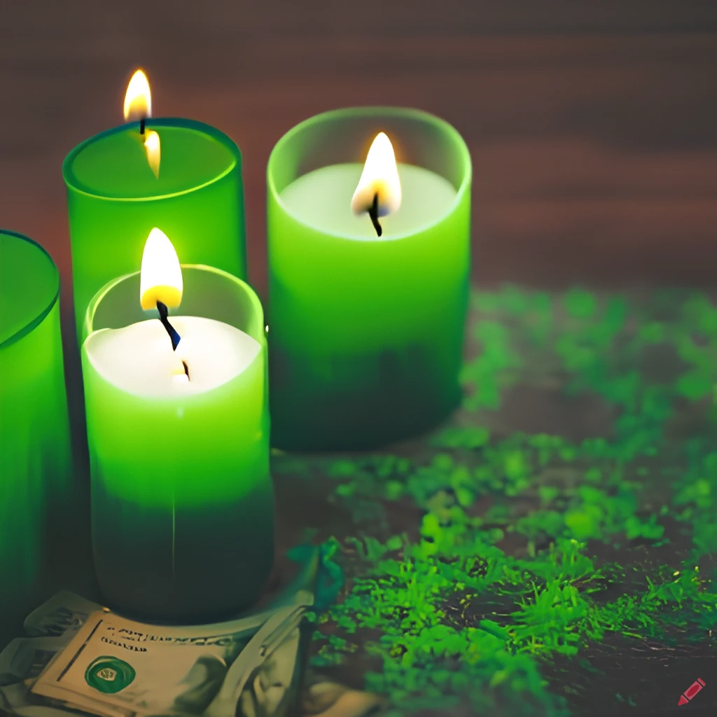 Wiccan Money Spells Using Green Candles